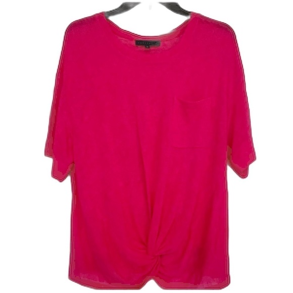 Sanctuary Tops - Sanctuary Super Cute Pink Short Sleeve Sweater Top